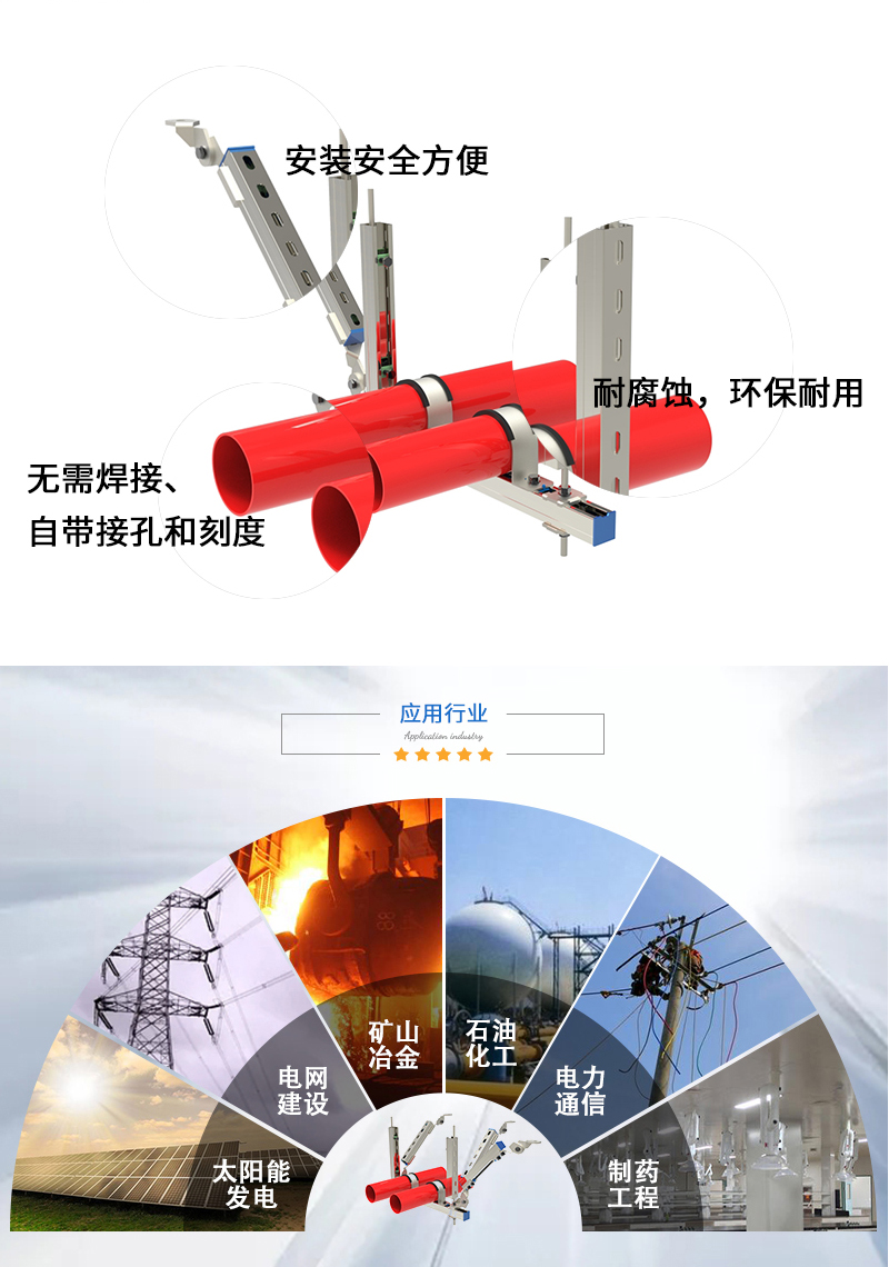 抗震支架—多管侧向支撑 抗震支架—多管侧向支撑
